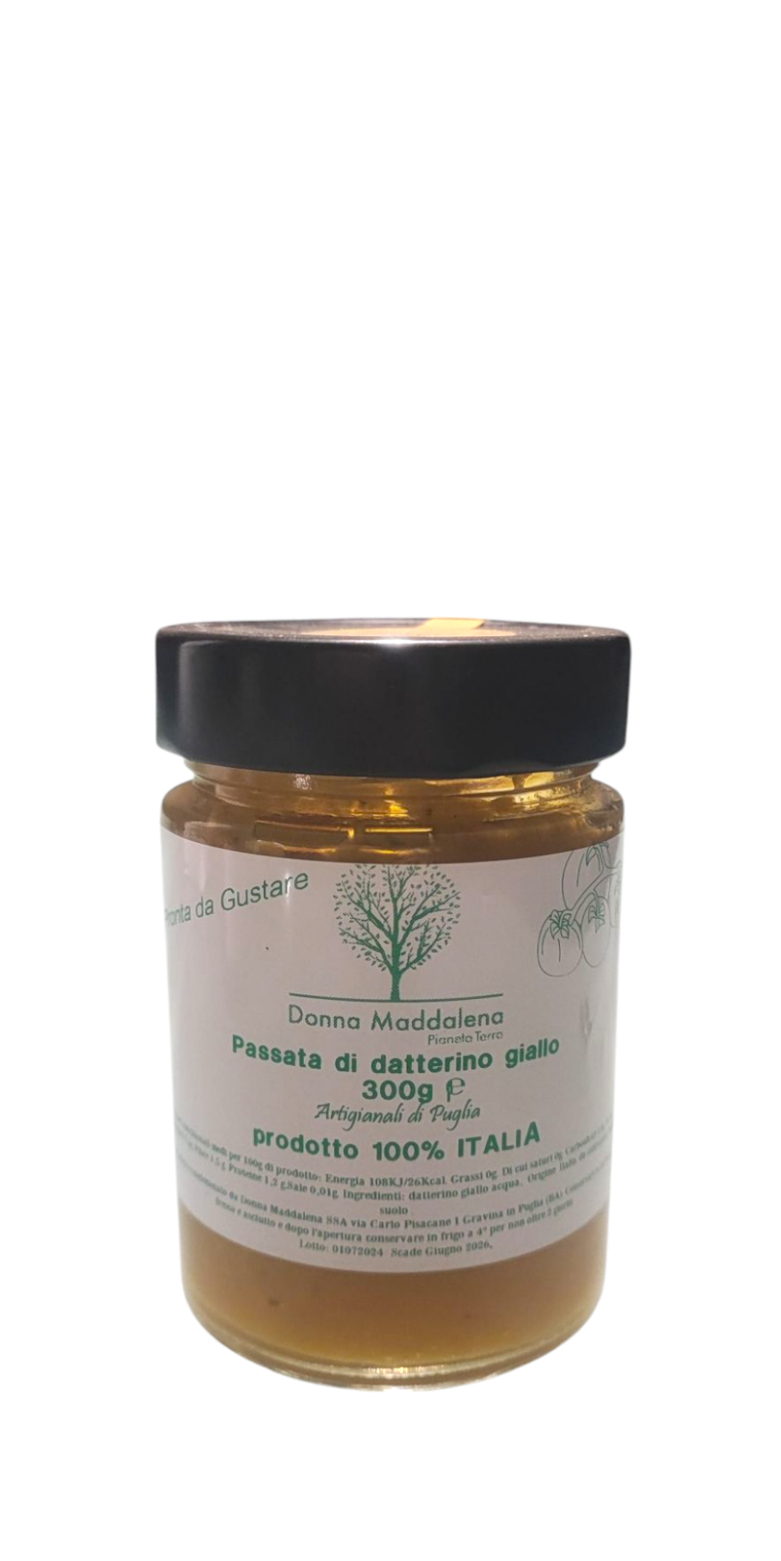 Passata di datterino giallo 300g