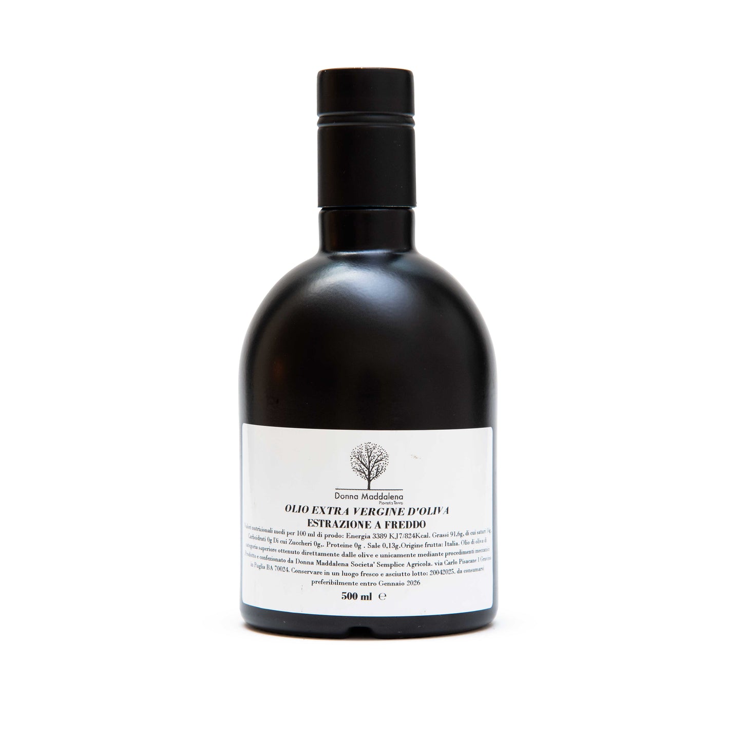 Olio extravergine d'oliva monocultivar Coratina 500 ml